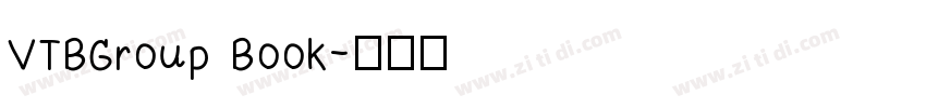VTBGroup Book字体转换
